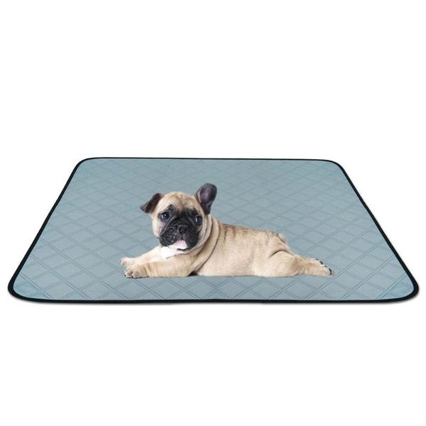 

kennels & pens summer mesh breathable dog diaper mat waterproof training pad washable water absorbent non-slip pads pets supplies changing m