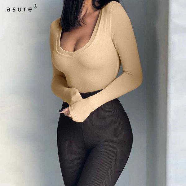 

long sleeve bodysuit women garment body overalls femme clothing club outfits catsuit p0c4179w 210712, Gray