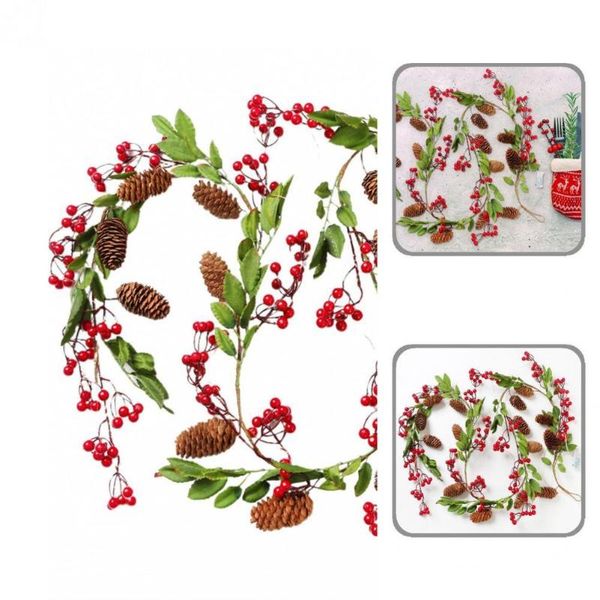 

party decoration eco-friendly sturdy pine cone shape led christmas lamp copper wire fairy light lightweight for friends