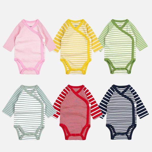 

rompers 2021 born baby clothes for girls spring and autumn cotton bodysuit 0-12m long sleeve climbing jumpsuit twins boy home pajamas, Blue