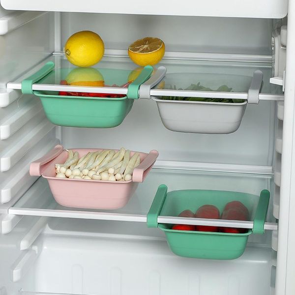 

storage bottles & jars eggs holder refrigerator organizer drawer basket fresh spacer layer fridge rack hanging kitchen accessories