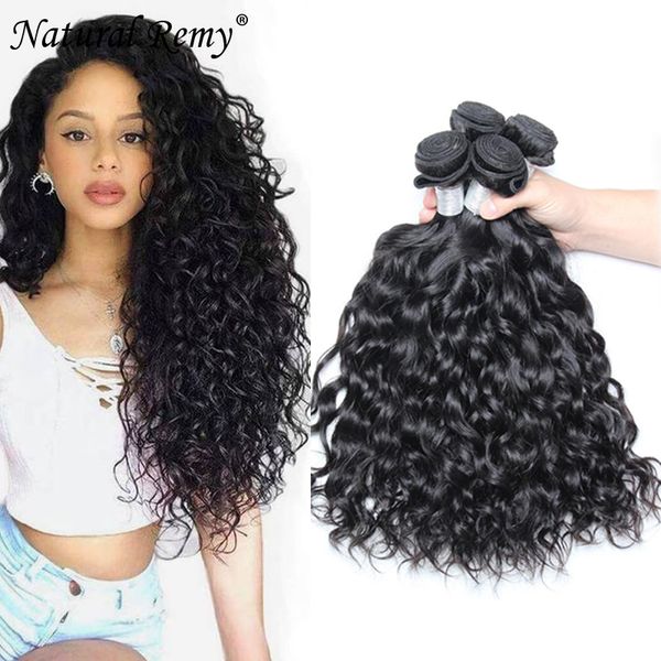 

water wave 11a 100% brazilian human hair 3 bundles natural color 8-30inch, Black