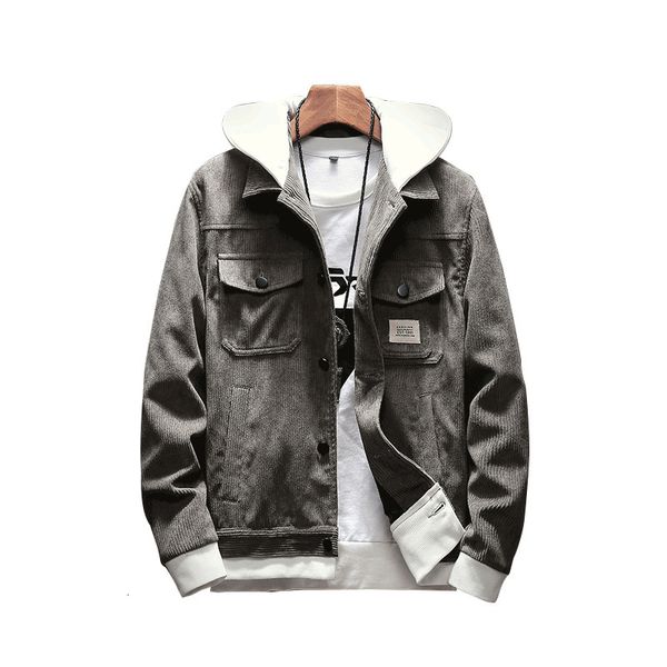 

men's jackets amberheard jaqueta masculina de hip hop, casaco com capuz, veludo, moda outono inverno , roupa externa para homens 38jo, Black;brown
