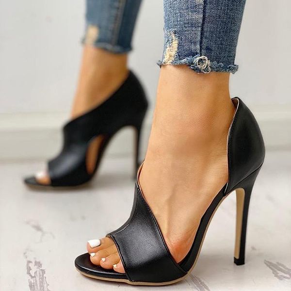 

llogai summer shoes women's sandals fashion open toe high heels sandal woman pumps rome casual thin heel sandalias mujer, Black
