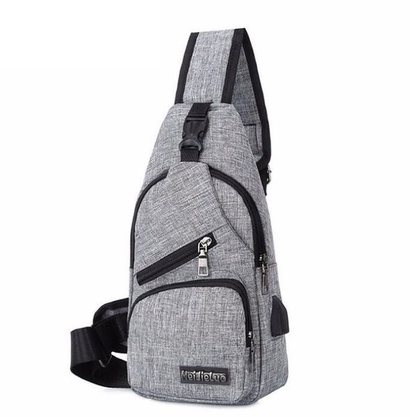 borsa da uomo borsa a tracolla impermeabile multifunzione borsa sportiva da esterno borsa in tela con cerniera sul petto borse a tracolla per lo sport di moda