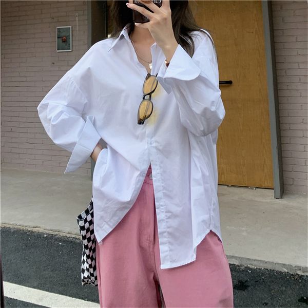 

women's hoodies & sweatshirts hzirip solid ol shirts basewear fashion women's soft complete casual chic sleeves loose the whole ga, Black