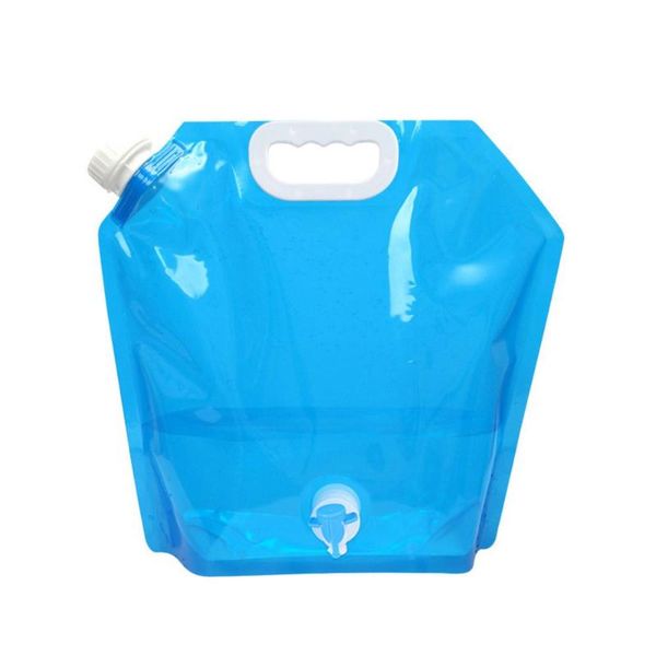 

hydration packs outdoor folding portable water bag with faucet car storage bucket emergency sports riding bottle tank