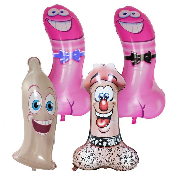 Bachelorette Party Funny Willy Formbe Fore Foil Balloon Hean Night Change Party Party поставляет надувные сиськи Penis Ballons Украшения