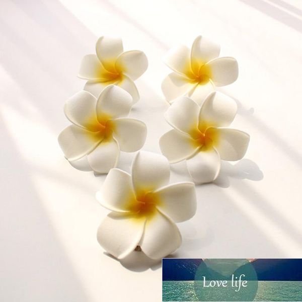 Fiori decorativi Corone 50x Artificiale schiuma Fiore frangipani per feste di nozze Party Headwear Necks decorazioni artigianali Decor1 Fabbrica prezzo di fabbrica Design Qualità Ultimo stile