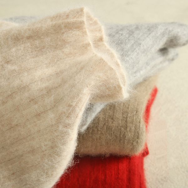 

women's sweaters suÃ©ter feminino de caxemira, pulÃ´ver bÃ¡sico justo para mulheres estilo coreano e gola alta, manga longa dvsf, White;black