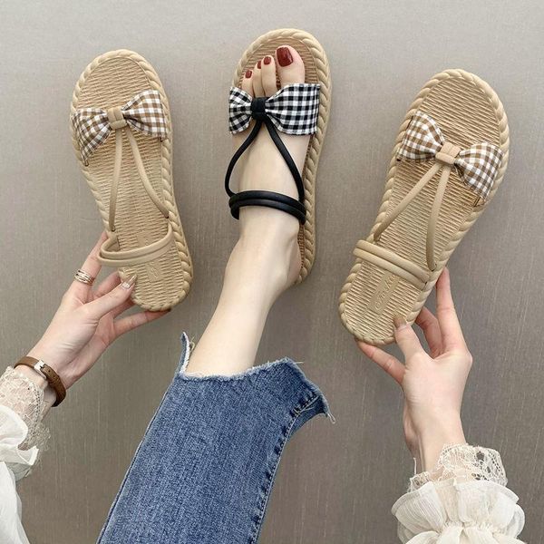 

new women's two-way sandals summer dress fashion with fashion non-slip platform beach outing social, Black