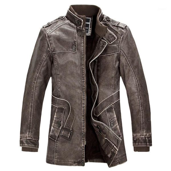 

men's pu jackets coats motorcycle leather jackets men autumn winter leather clothing male casual coats clothing1, Black
