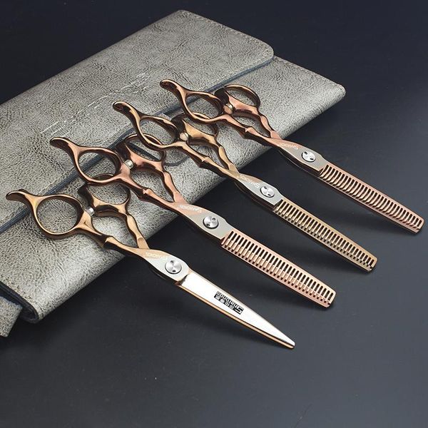 

hair scissors 6 inch cutting thinning styling tool for stainless steel salon hairdressing ordinary flat tooth blade