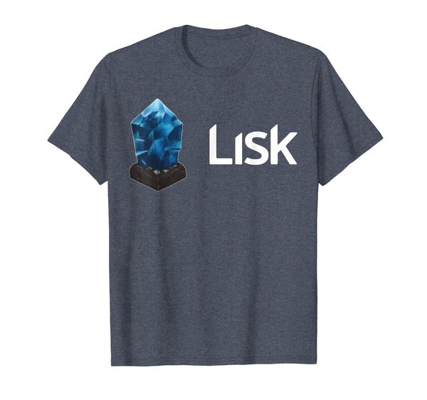 

lisk lsk t-shirt | blockchain cryptocurrency tee shirt, White;black