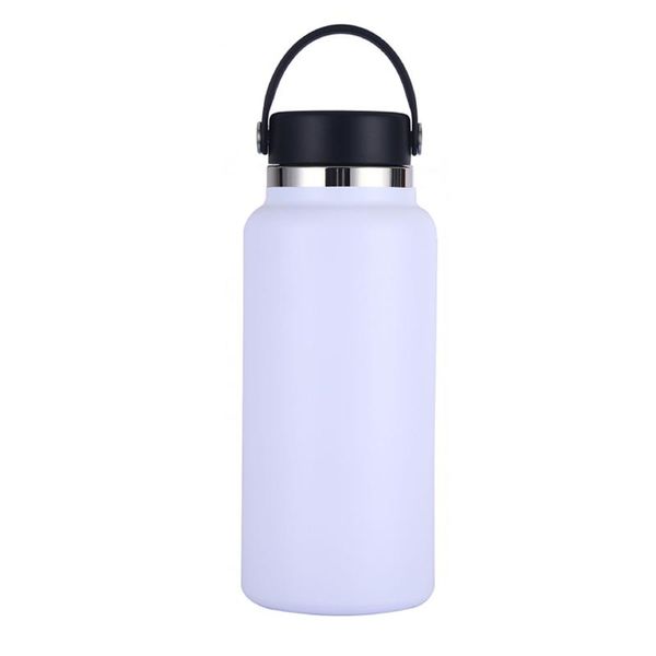 

water bottles travel home office portable long-lasting outdoor sport leakproof vacuum flask cup stainless steel large capacity with handle