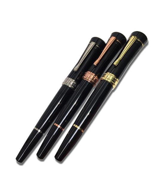 

yamalang classic signature pen black white metal fine grain gift luxury roller ball pens fluent writing good gifts with tag