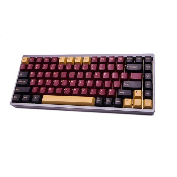 

keyboards g-mky red samurai 160 keys cherry profile keycap double s thick pbt keycaps for mx switch mechanical keyboard