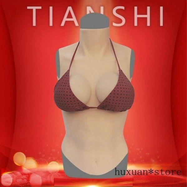 

women's shapers silicone fake breast form realistic soft boobs bionic skin crossdresser transgender queen mastectomy bra, Black;white
