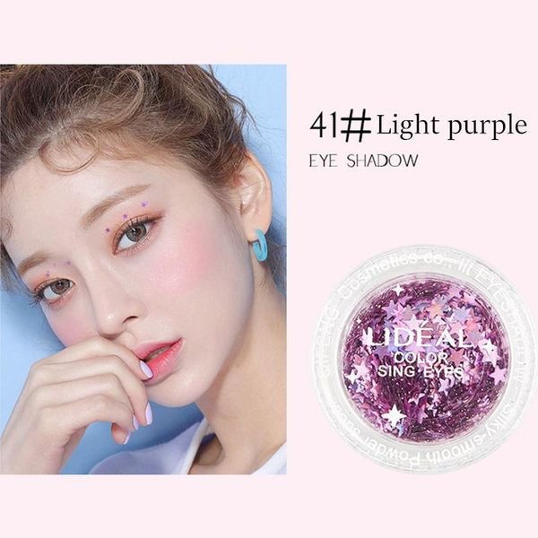 

eye shadow 6 color star sequin face nail use diy costume wedding fashion for decarating girl sttx889