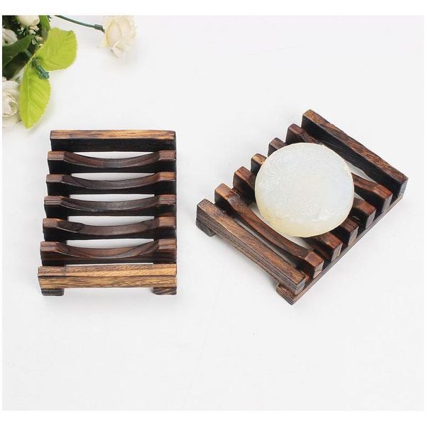 

natural bamboo wood soap dishes wooden soap tray holder storage rack plate box contain jllmxf outbag2007