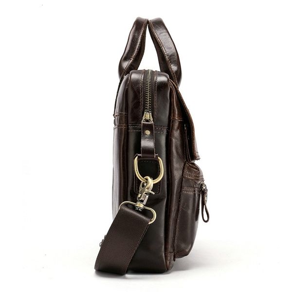 

men's leather strap bag, notebook bag, folder, 2019