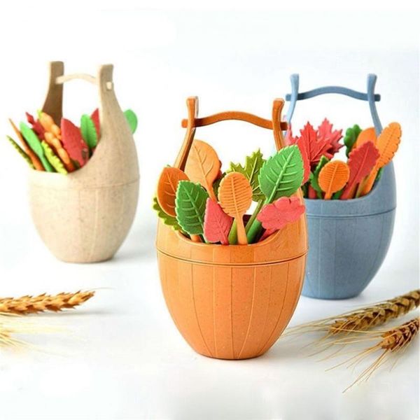 

forks lightweight 1 set good natural vegetable fork portable for home