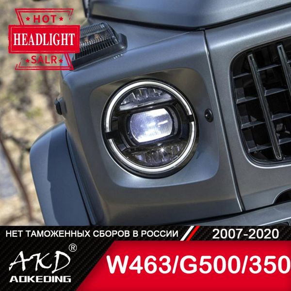 

other lighting system for car w463 g500 head lamp 2007-2021 accessory day running light drl h7 led bi xenon bulb g350 g55 g63 headlight