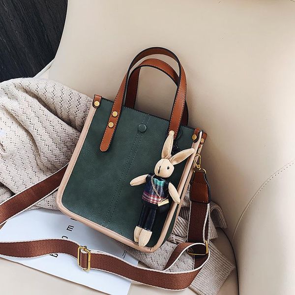 

small tote bag 2021 fashion new quality pu leather women's designer handbag large capacity female's shoulder messenger bag