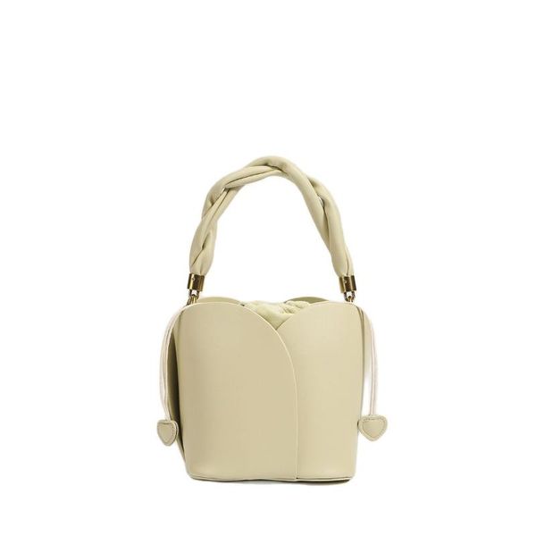 

waist bags 2021 female bag exquisite sweet petal light green bucket women handbags tote vintage designer brand clutch