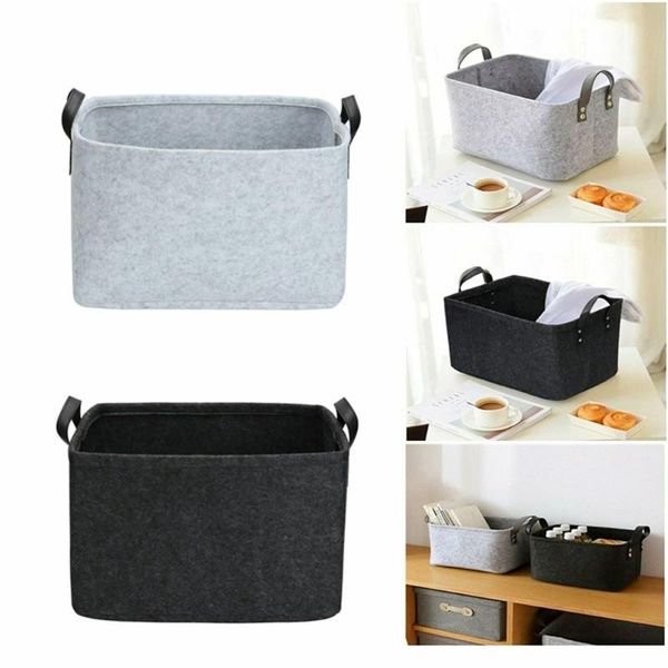 

storage baskets felt basket foldable closet toys hamper laundry bag shelf box organizer