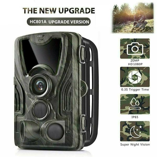 

hc801a hunting trail camera night version wild cameras 20mp 1080p ip65 p trap 0.3s trigger wildlife camera surveillance