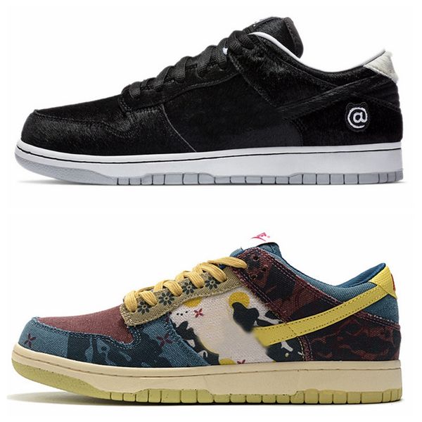 

2021 new medicom toy x dunks sb low pro men running shoes men women sneakers eur36-45