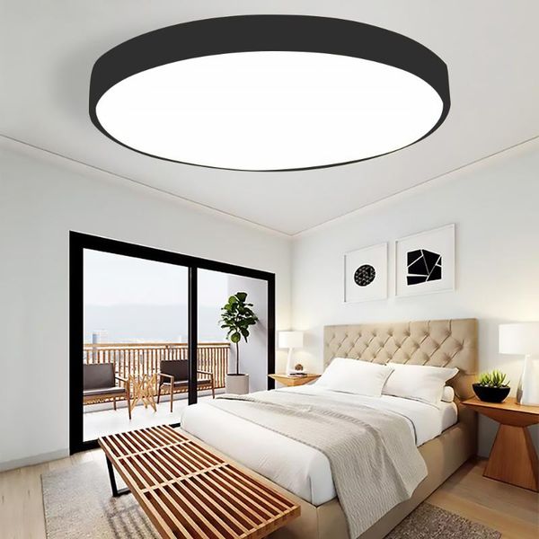 

ceiling lights led panel lamp light remote controlling 24w down surface mounted av85~265v modern round
