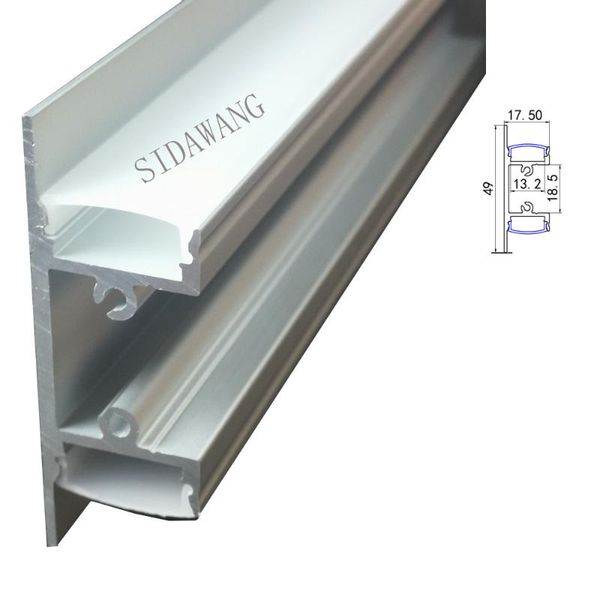 

wall washer aluminium led lighting profile, aluminum channel wall mounted can lighting up and down sdw050