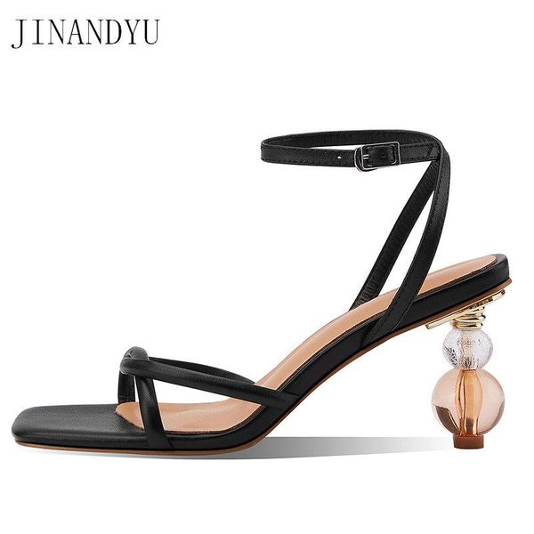 

sandals big size woman high heels summer party shoes for women 6cm simple fashion gladiator heel pumps, Black