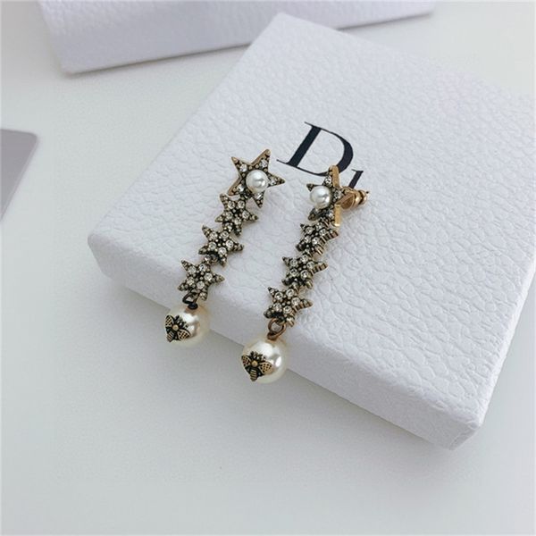 

75% off outlet online new pearl women's earrings s925 silver needle jewelry 3jun