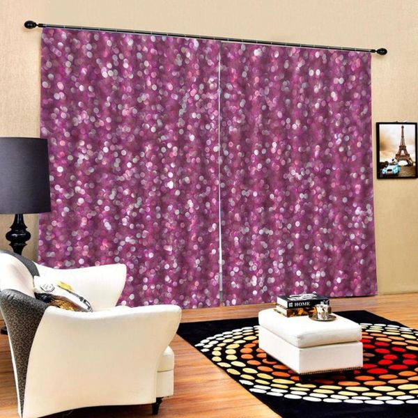 

curtain & drapes grils curtains luxury blackout 3d window for living room bedroom customized size pink