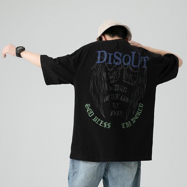 

men's t-shirts 2021 summer man's oversized t-shirt men print harajuku 100% cotton tshirt male white t shirt for, White;black