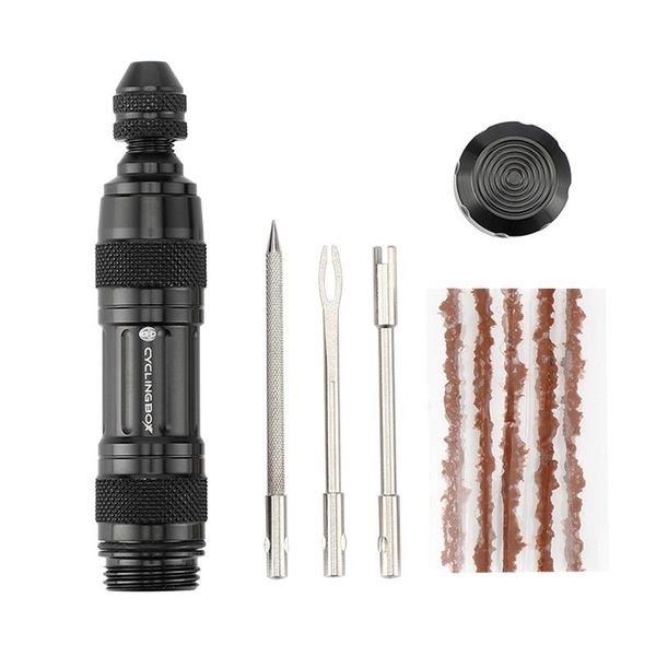 

tools cycling bike tire repair tool kit studding set emergency bicycle puncture patch for tubeless tires 2021 #36