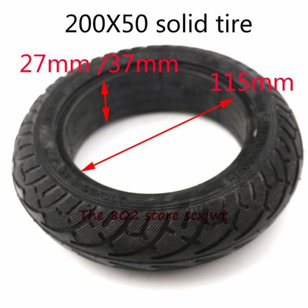 

motorcycle wheels & tires 8 inch scooter tyre 200x50 tubeless inflation electric vehicle aluminium alloy wheel 200*50solid tire