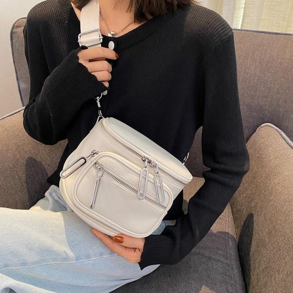 

evening bags soft cowhide ladies crossbody bag 100% genuine leather semicircle saddle fashion luxury women shoulder