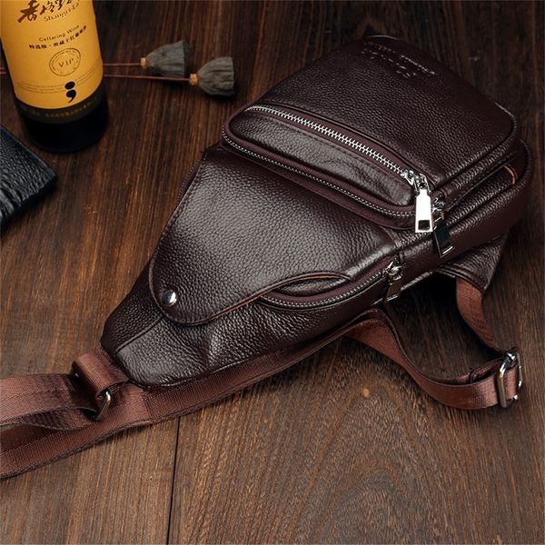 

men's soft belt bag, flip travel chest bag with zipper, men's fashion bag, 2019