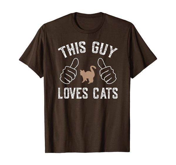 

This Guy Loves Cats T-Shirt for Cat Lover, Mainly pictures