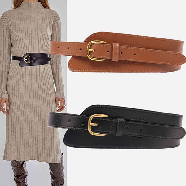 

overcoat, wide belt, women's leather decorative sweater, dress, suit, waistband and waist cover, Black;brown