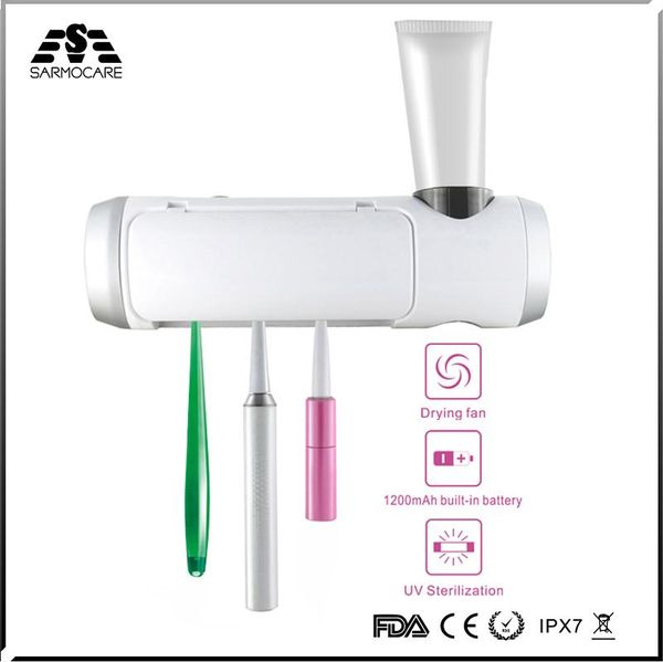 

smart electric toothbrush uv induction anti-bacteria light disinfectant sterilizer oral cleaner box holder dental care