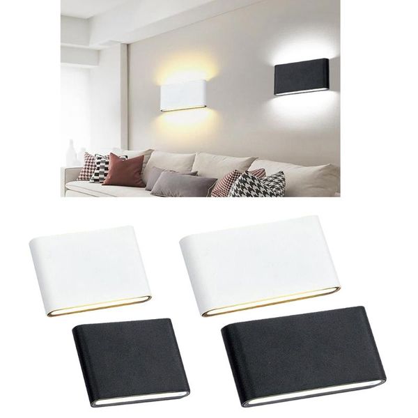 

wall lamp waterproof led up down light warm white sconce aluminum