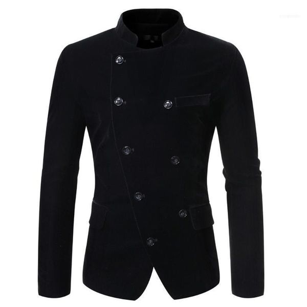 

men's suits & blazers 1 piece 2021 spring jacket solid color blazer fleece suit male business wedding plus size 3xl1, White;black