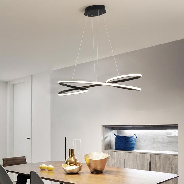 

black white nordic lamp led pendant lights modern design for dining room pendant lamp kitchen hanging bar shop ceiling