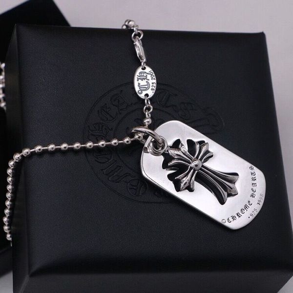 

designer jewelry new croquet necklace in 2021 personalized square cross pendant necklace for lovers oq6f gbp5, Silver