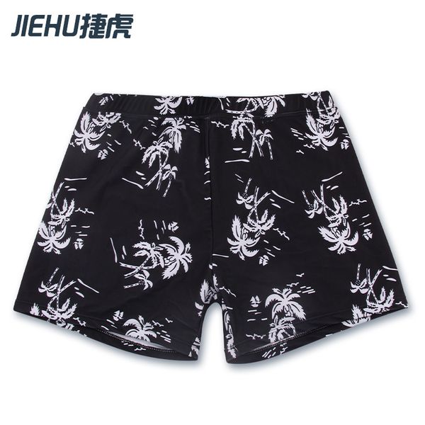 

2021 long shorts pants boxer swimming shorts trunks milk silk personality color matching men high-waist swimming pool trunks aa44